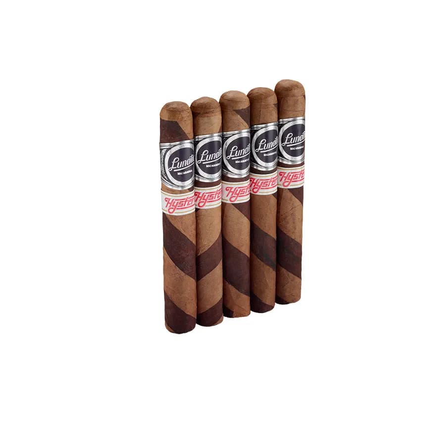 Aganorsa Lunatic Hysteria Barberpole Robusto Barber Pole cigar listing