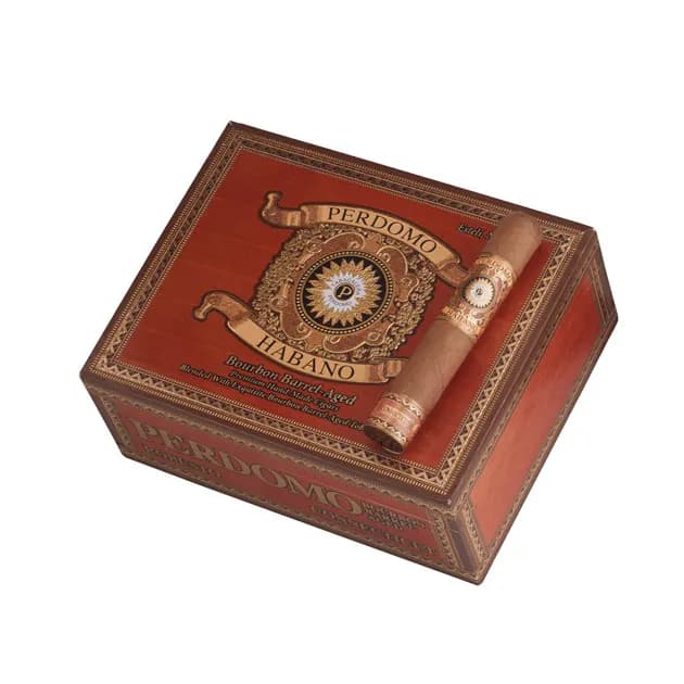 Perdomo Habano Connecticut Barrel Aged Robusto Natural cigar listing