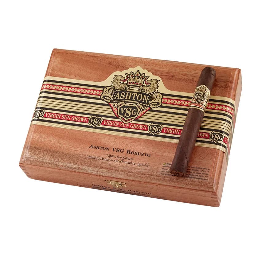 Ashton Virgin Sun Grown Robusto Natural cigar listing