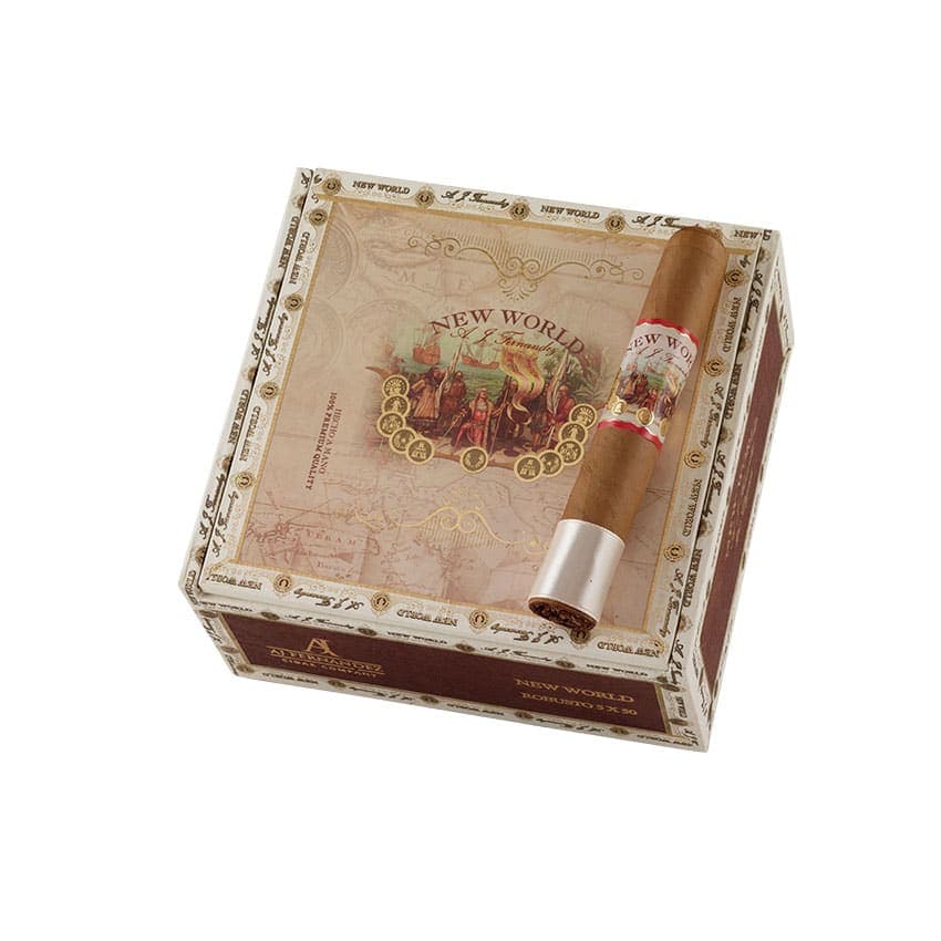 New World Connecticut by AJF Robusto Natural cigar listing