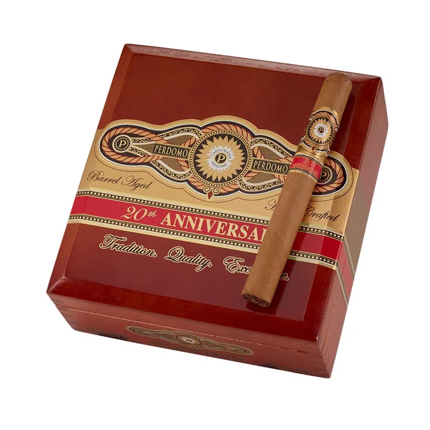 Perdomo 20th Anniversary Connecticut Corona Grande Natural cigar listing