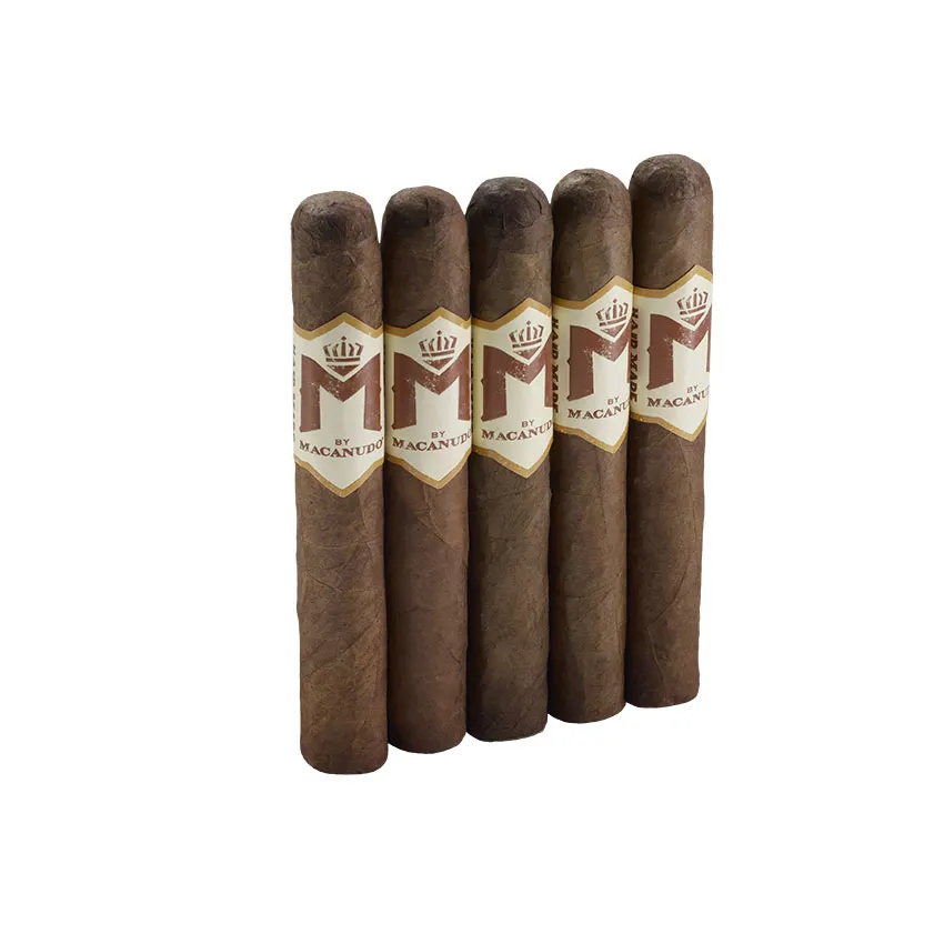 M By Macanudo Vanilla Bourbon Robusto Natural cigar listing