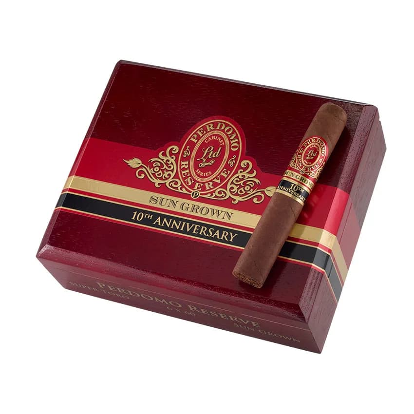 Perdomo Reserve 10th Anniversary Sun Grown Super Toro Natural cigar listing