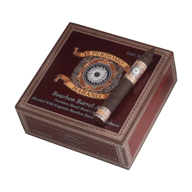 Perdomo Habano Barrel Aged Torpedo Maduro cigar listing