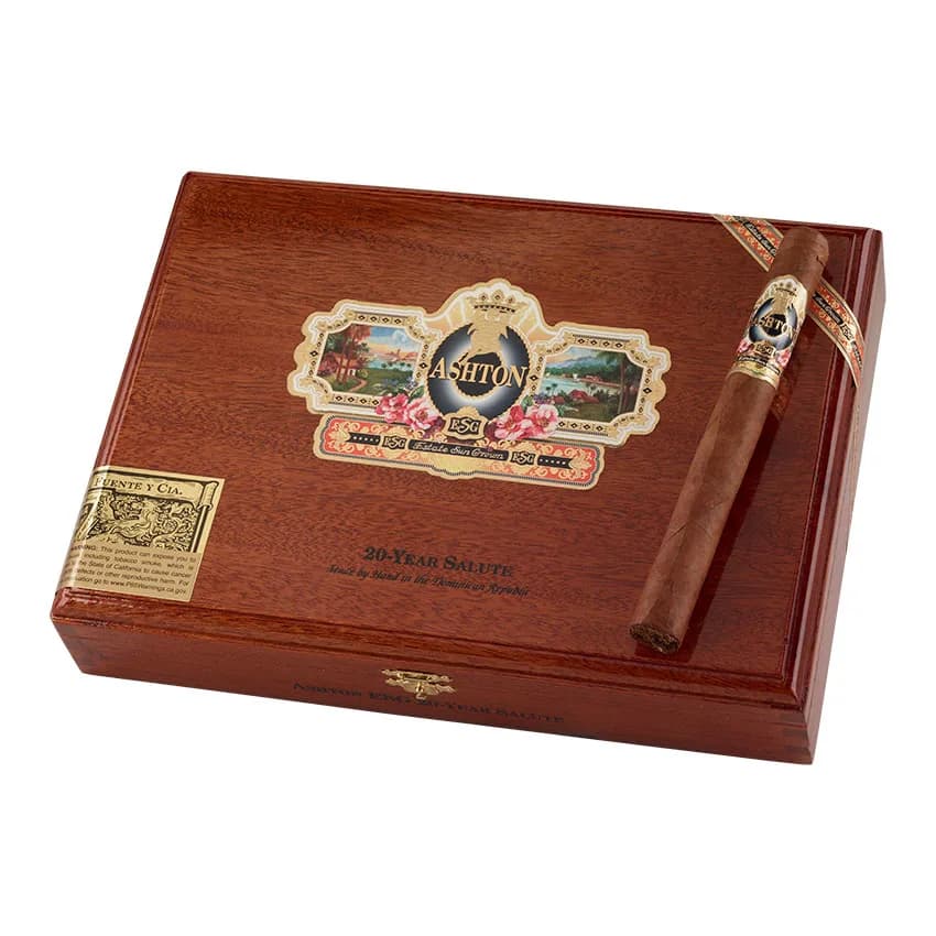 Ashton Estate Sun Grown 20 Year Salute Natural cigar listing