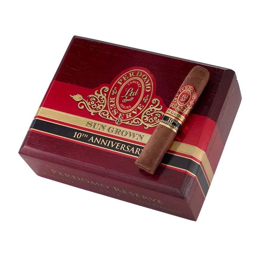 Perdomo Reserve 10th Anniversary Sun Grown Robusto Natural cigar listing