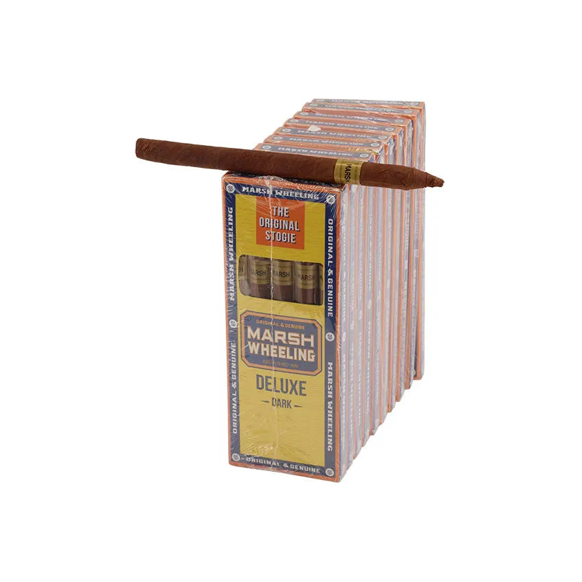 Marsh Wheeling Deluxe Dark (5) Dark Natural cigar listing