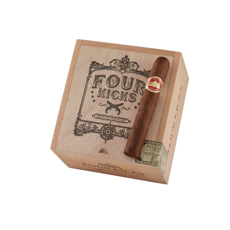 Four Kicks By Crowned Heads Robusto Natural cigar listing