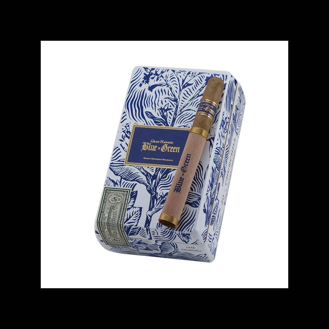 Gran Habano Blue In Green Churchill Natural cigar listing