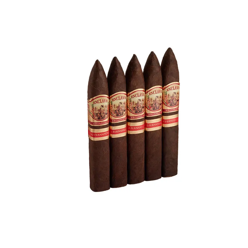 AJF Enclave Broadleaf Belicoso Maduro cigar listing