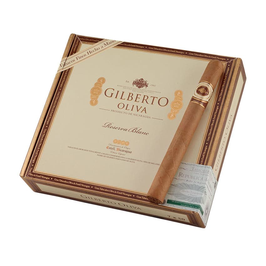 Gilberto Oliva Blanc Churchill Natural cigar listing