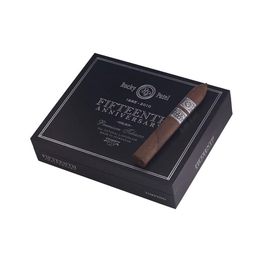Rocky Patel 15th Anniversary Torpedo Natural cigar listing
