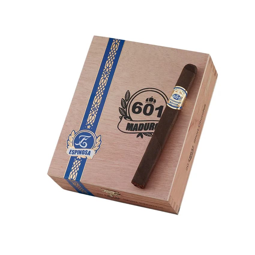 601 Blue Label Short Churchill Maduro cigar listing