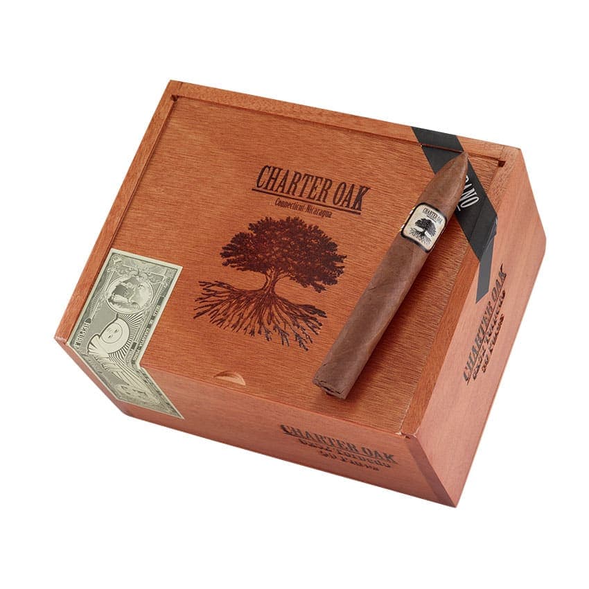 Charter Oak Habano Torpedo Natural cigar listing