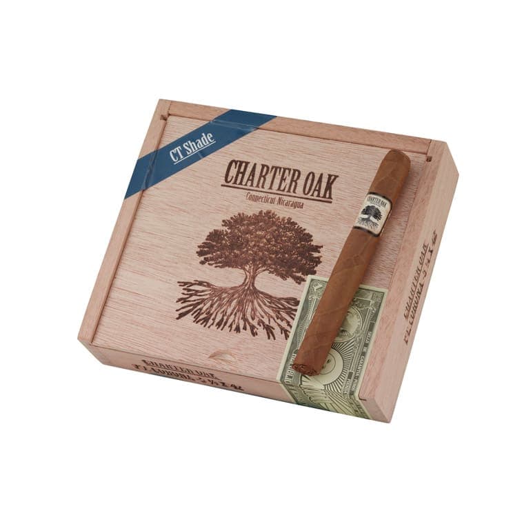 Charter Oak Shade Petite Corona Natural cigar listing