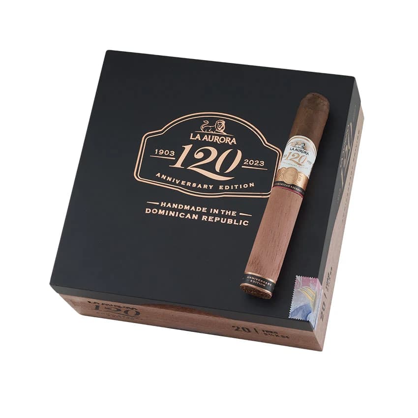 La Aurora 120 Anniversary Toro Natural cigar listing