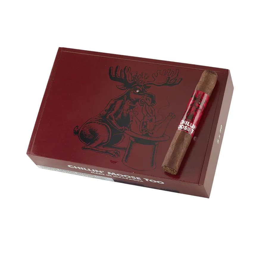 Chillin Moose Too Robusto Maduro cigar listing