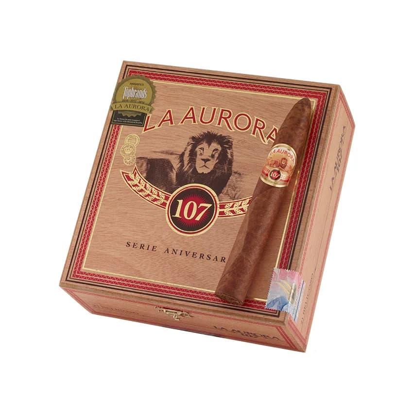 La Aurora 107 Ecuador Belicoso Natural cigar listing