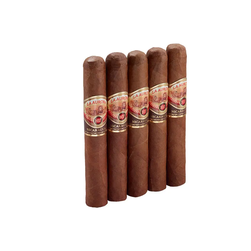 La Aurora 107 Nicaragua Toro Natural cigar listing