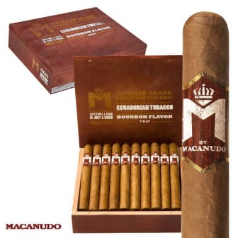 M Bourbon By Macanudo Robusto 5 Pack cigar listing