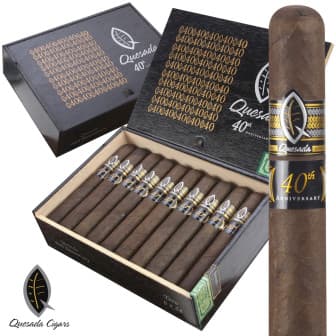Quesada 40th Anniversary Robusto 5 Pack cigar listing