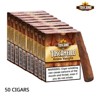 Toscano Toscanello Aroma Vaniglia 50 CIGARS cigar listing
