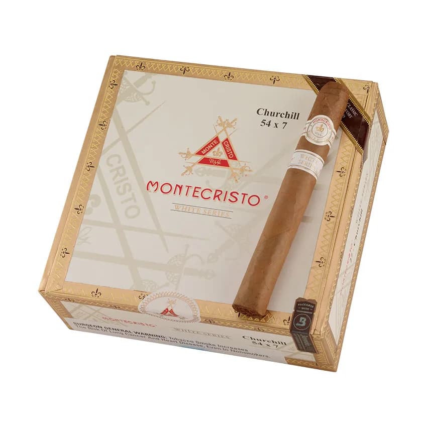 Montecristo White Churchill Natural cigar listing