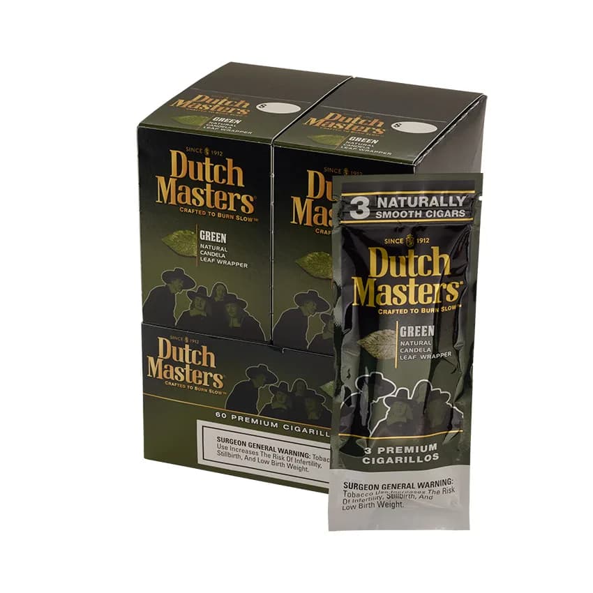 Dutch Masters Cigarillos Green (3) Claro cigar listing