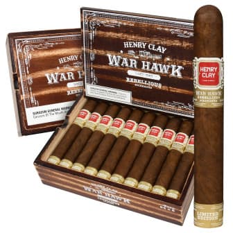 Henry Clay War Hawk Rebellious Toro 5 Pack cigar listing