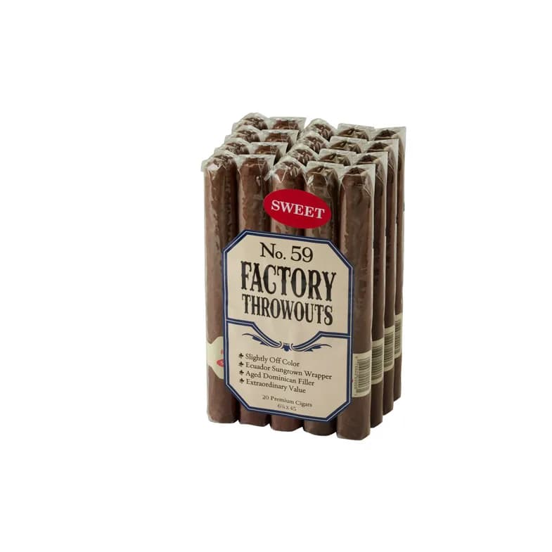 Factory Throwouts No. 59 Sweet Natural cigar listing