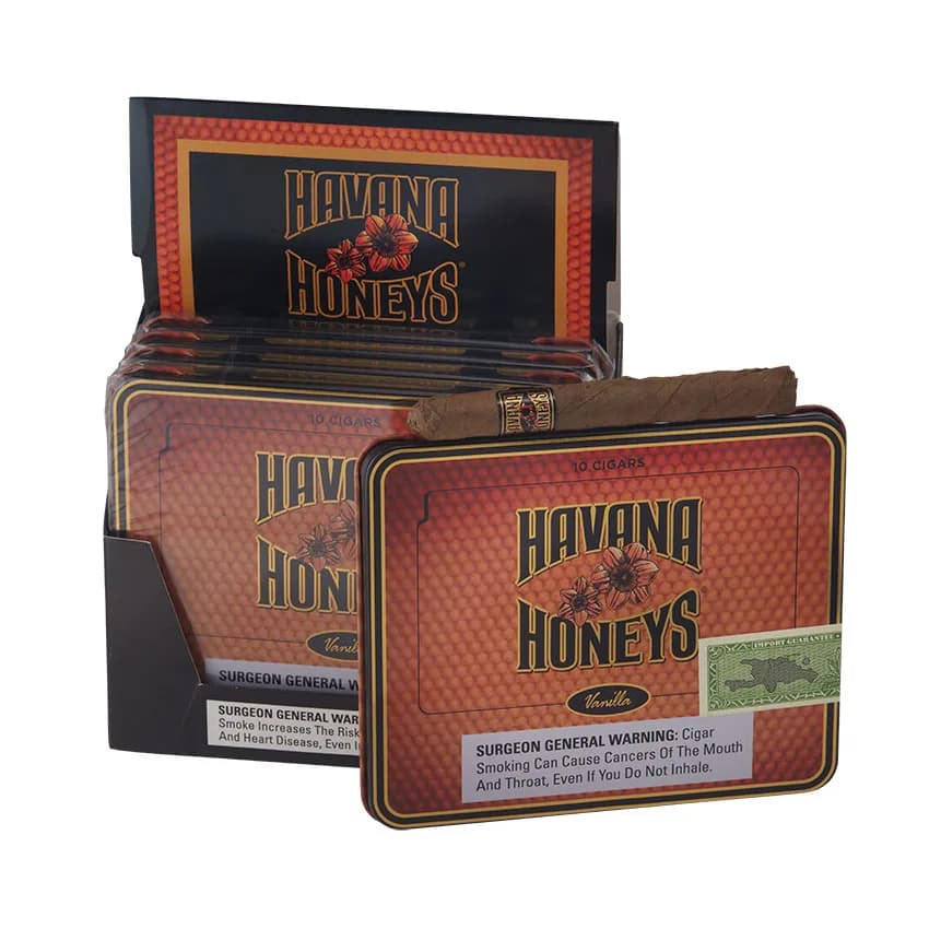 Havana Honeys Dominican Cigarillos Vanilla (10) Natural cigar listing