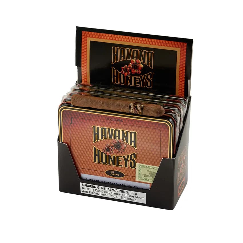 Havana Honeys Dominican Cigarillos Rum (10) Natural cigar listing