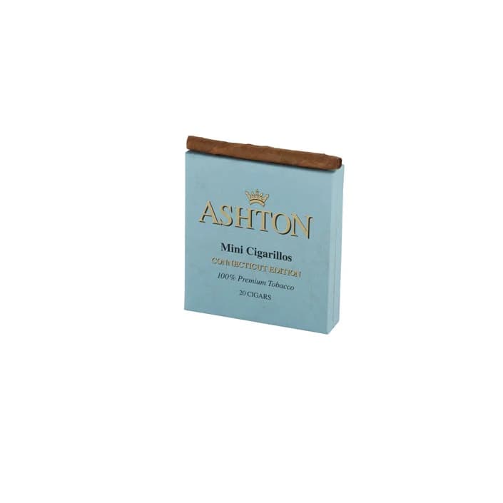 Ashton Mini Cigarillos Connecticut (20) Natural cigar listing
