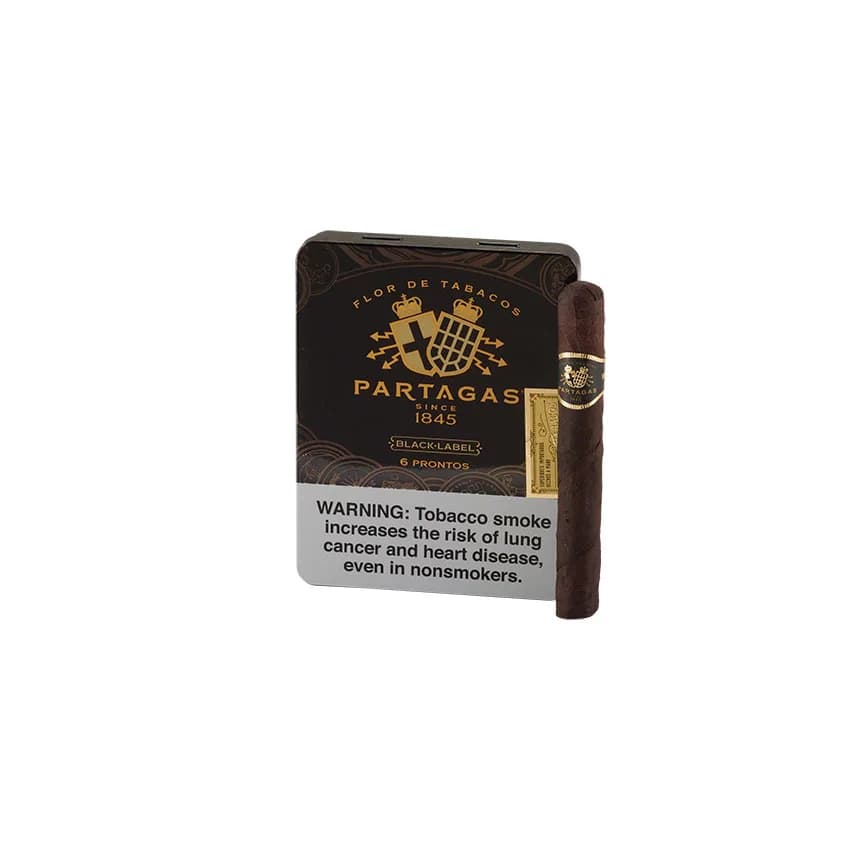 Partagas Black Label Pronto (6) Dark Natural cigar listing