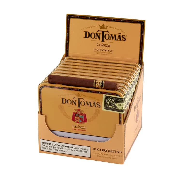 Don Tomas Clasico Coronitas (10) Natural cigar listing