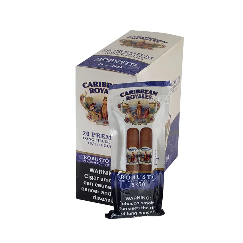 Caribbean Royales Robusto (2) Natural cigar listing