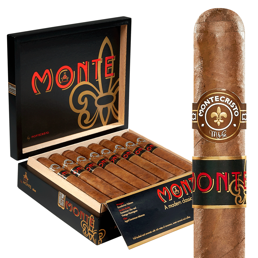 Monte By Montecristo Monte Habano Gordo Box of 16 Box of 16 cigar listing