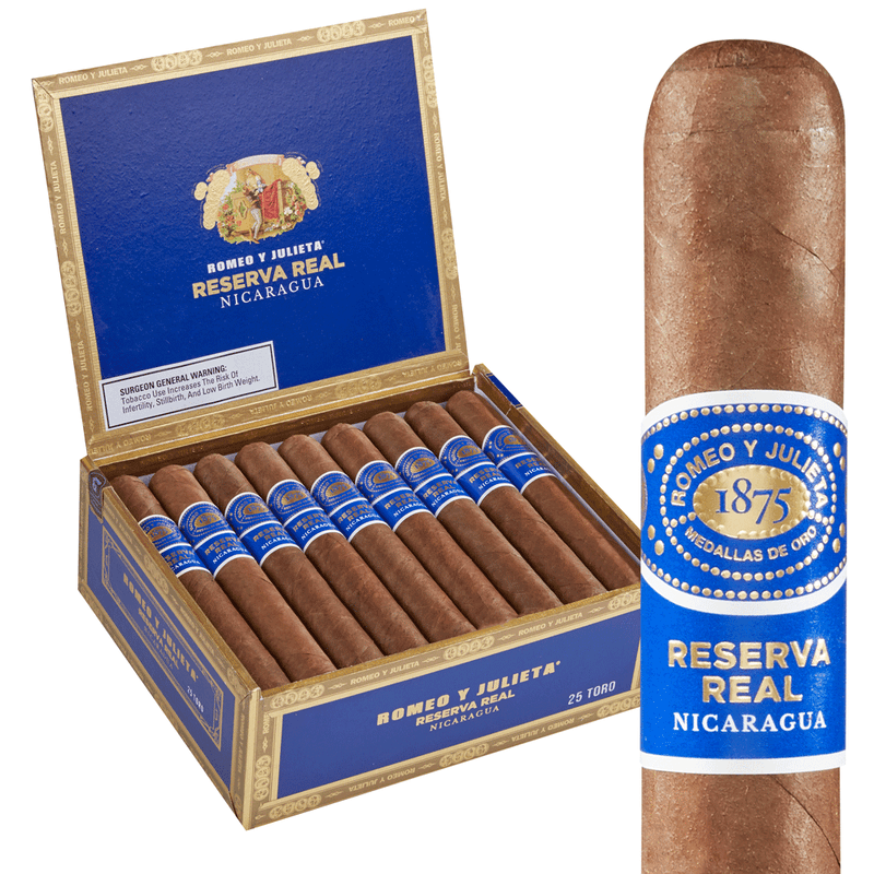 Romeo Y Julieta Reserva Real Nicaragua Box of 25 cigar listing