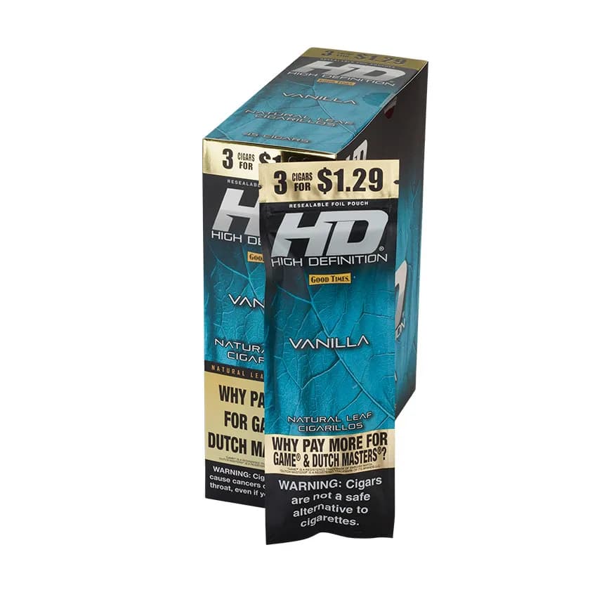 Good Times #HD Vanilla - 3 for 1.29 Natural cigar listing