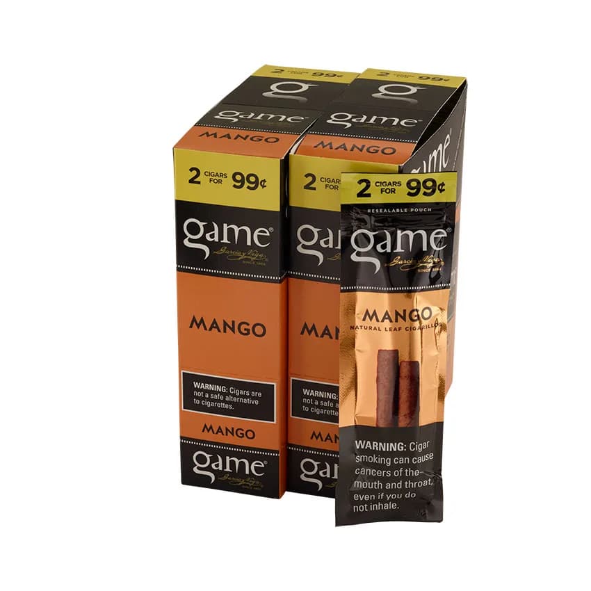 Garcia y Vega Game Cigarillos Mango (2) Natural cigar listing