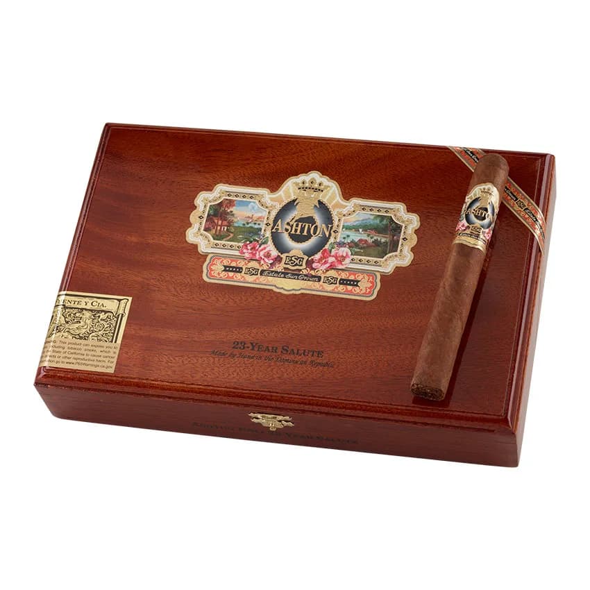 Ashton Estate Sun Grown 23 Year Salute Natural cigar listing