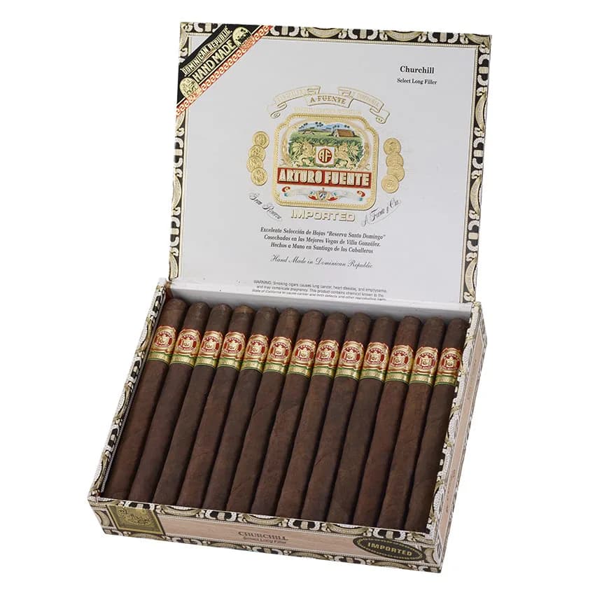 Arturo Fuente Churchill Maduro cigar listing