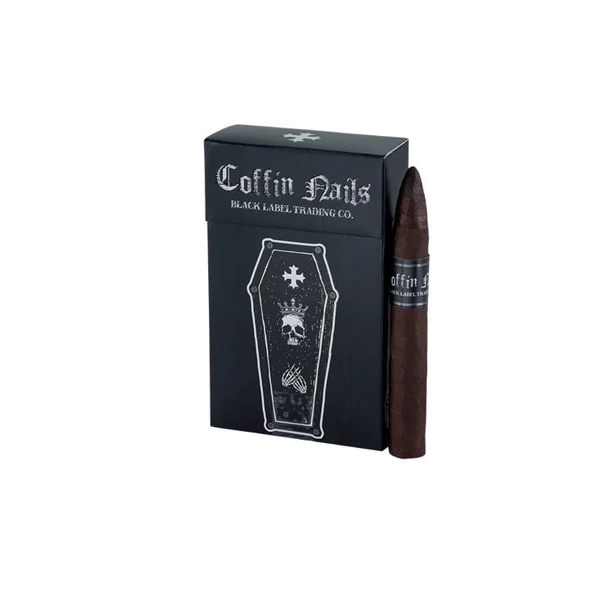 Black Label Trading Coffin Nails Petite Corona Maduro cigar listing