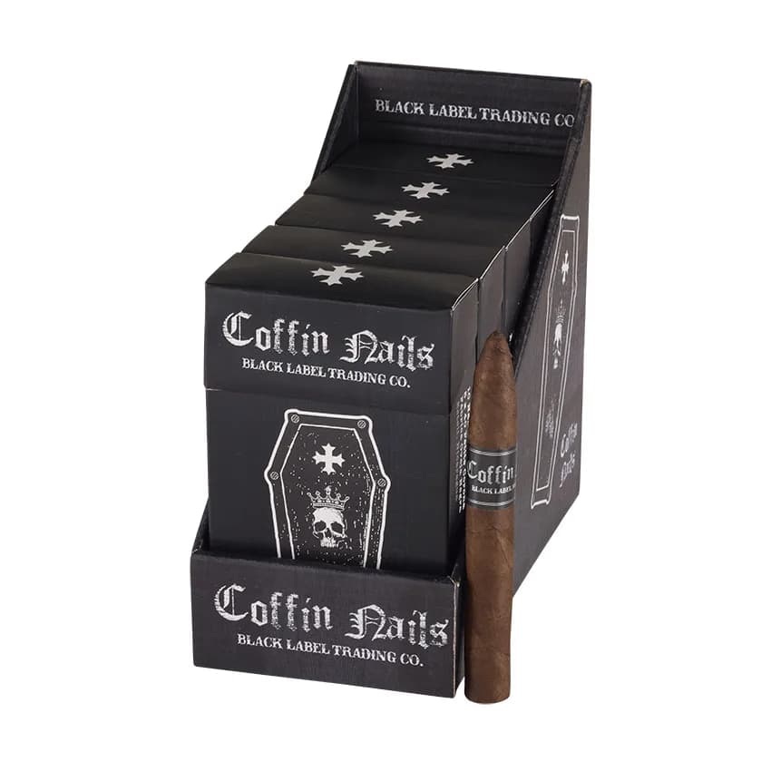 Black Label Trading Coffin Nails Petite Corona Maduro cigar listing