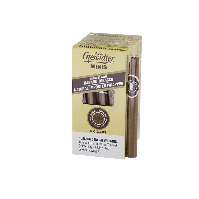 Antonio y Cleopatra Grenadiers Mini Dark Dark Natural cigar listing