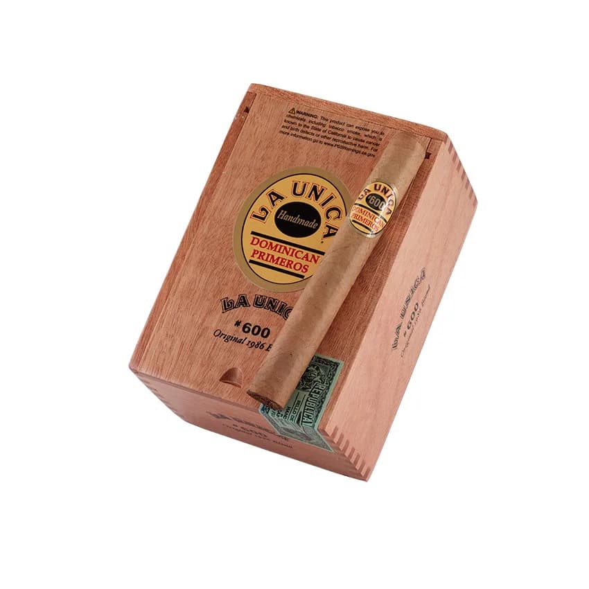 La Unica Cabinet No. 600 Natural cigar listing