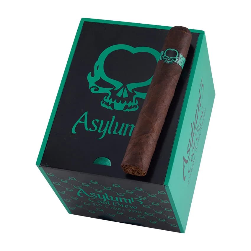 Asylum Cool Brew 70x7 Maduro cigar listing