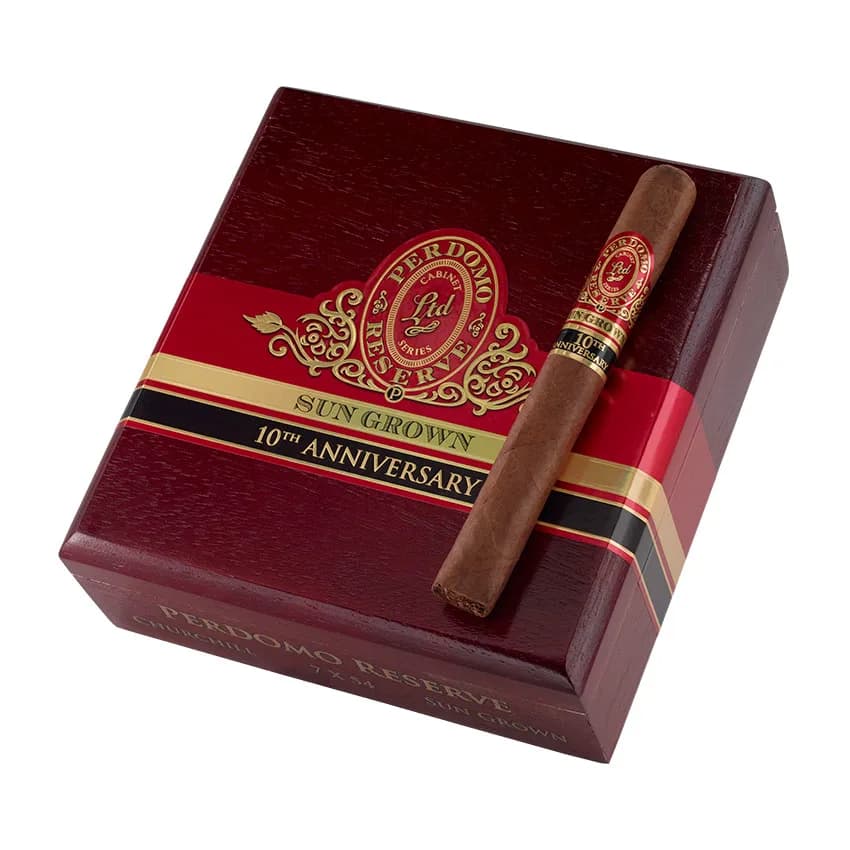 Perdomo Reserve 10th Anniversary Sun Grown Churchill Natural cigar listing