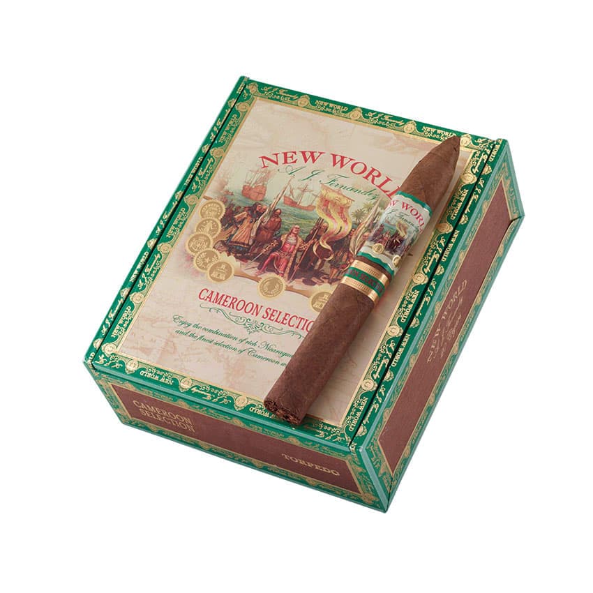 New World By AJF Cam Torpedo Natural cigar listing