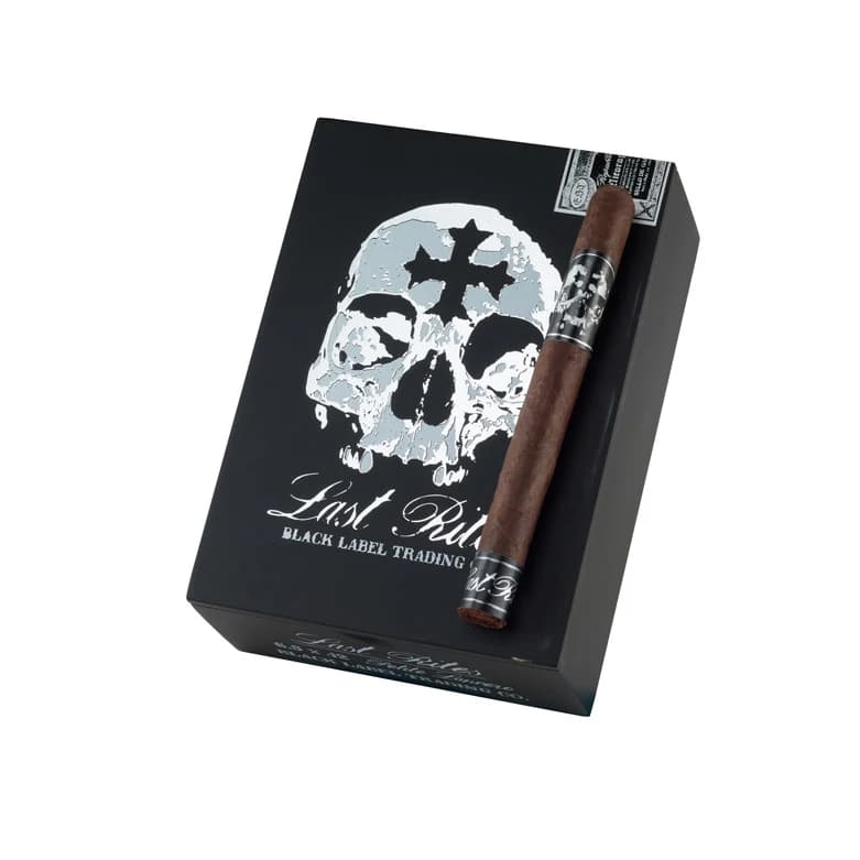 Black Label Trading Last Rites Petite Lancero Maduro cigar listing